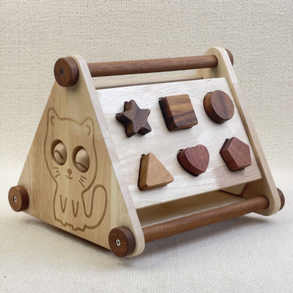 Montessori Wooden Shape Sorter Toy -1
